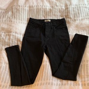 Madewell road tripper black jeans